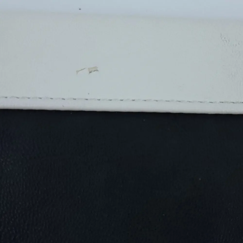 Express Black, White, Silver Envelope Purse Clutch Wristlet 9